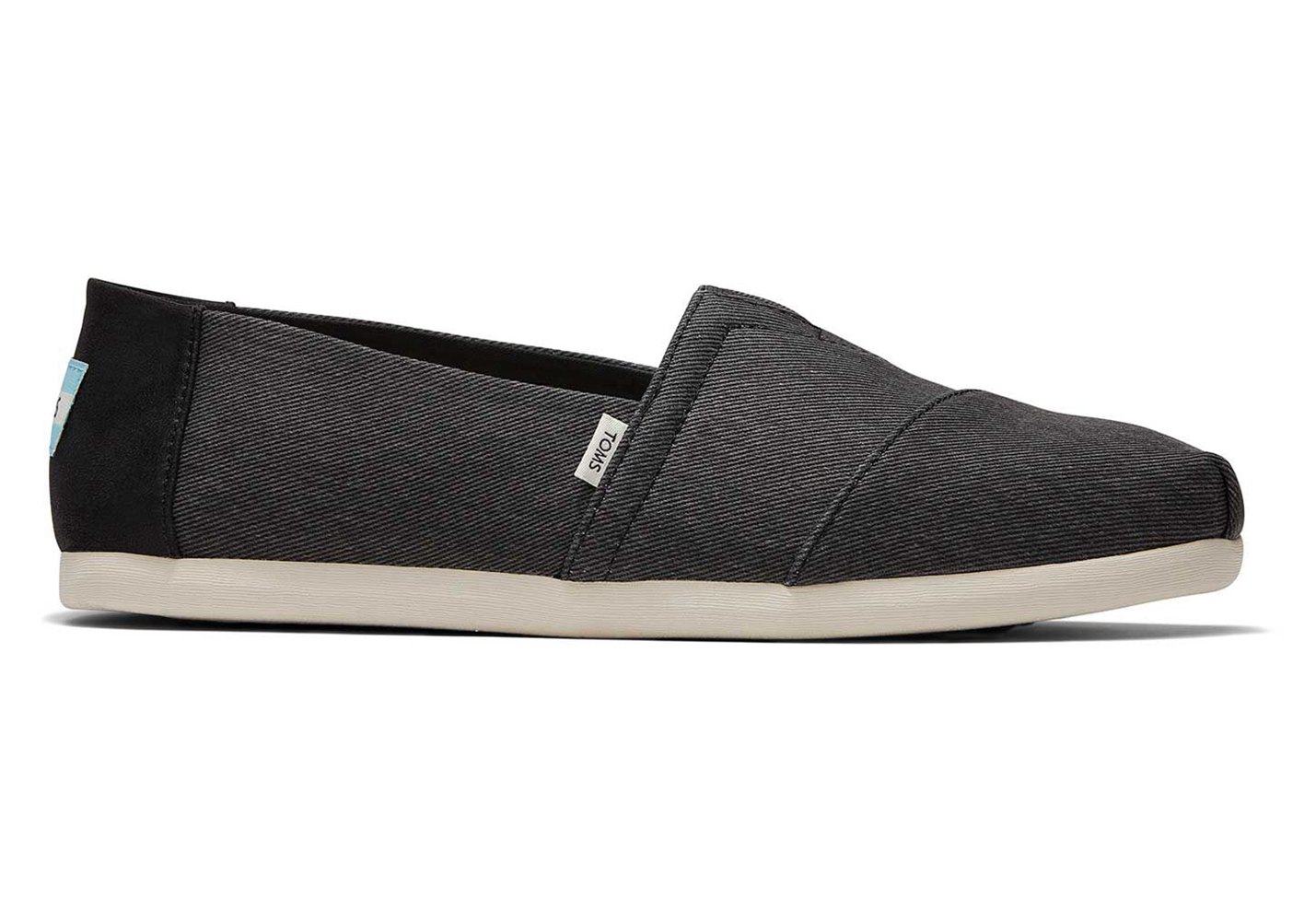 Toms Alpargata Eco Dyed Twill Espadrille Black - Mens - 87053-UPLI